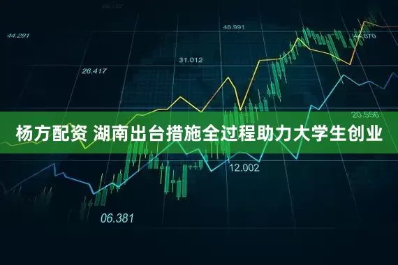 杨方配资 湖南出台措施全过程助力大学生创业